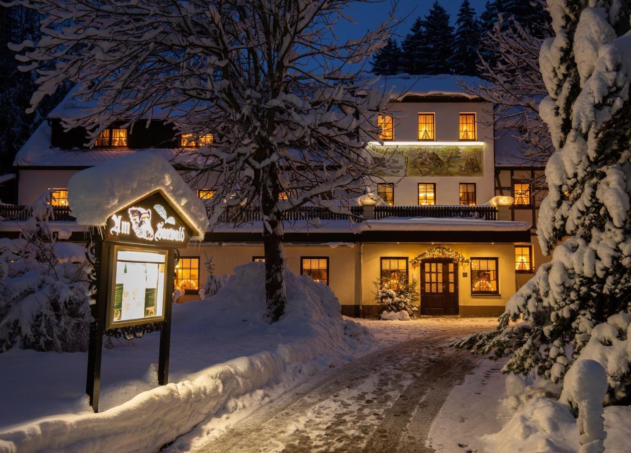 Waldgasthof & Hotel Am Sauwald Tannenberg Esterno foto