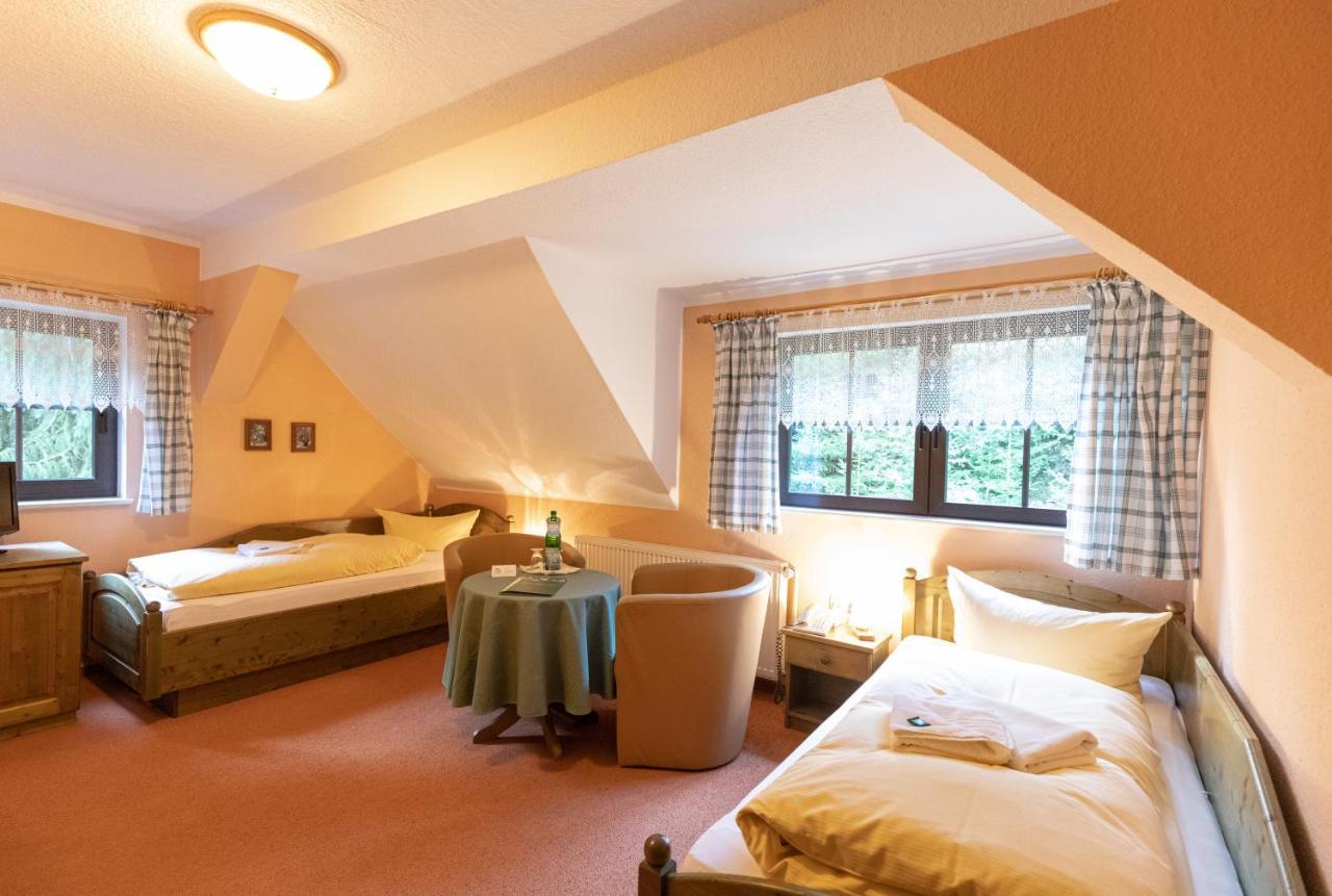Waldgasthof & Hotel Am Sauwald Tannenberg Esterno foto